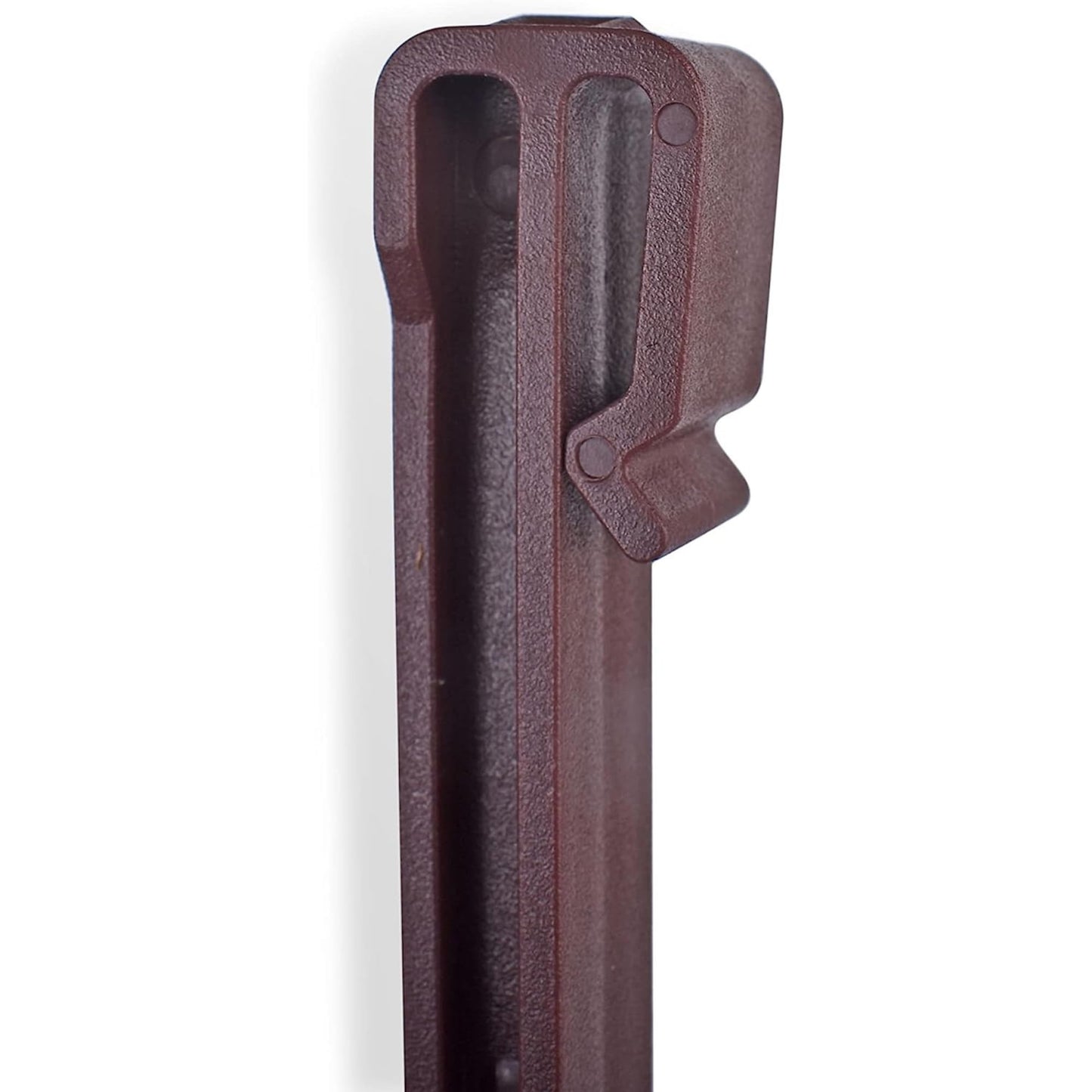 bgreenltd 40 Pcs Landscape Edging Stakes 24.5 cm - Durable Plastic Ground Stakes for Lawn Edging - Garden Brown Spikes