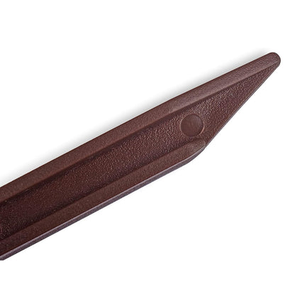 bgreenltd 40 Pcs Landscape Edging Stakes 24.5 cm - Durable Plastic Ground Stakes for Lawn Edging - Garden Brown Spikes
